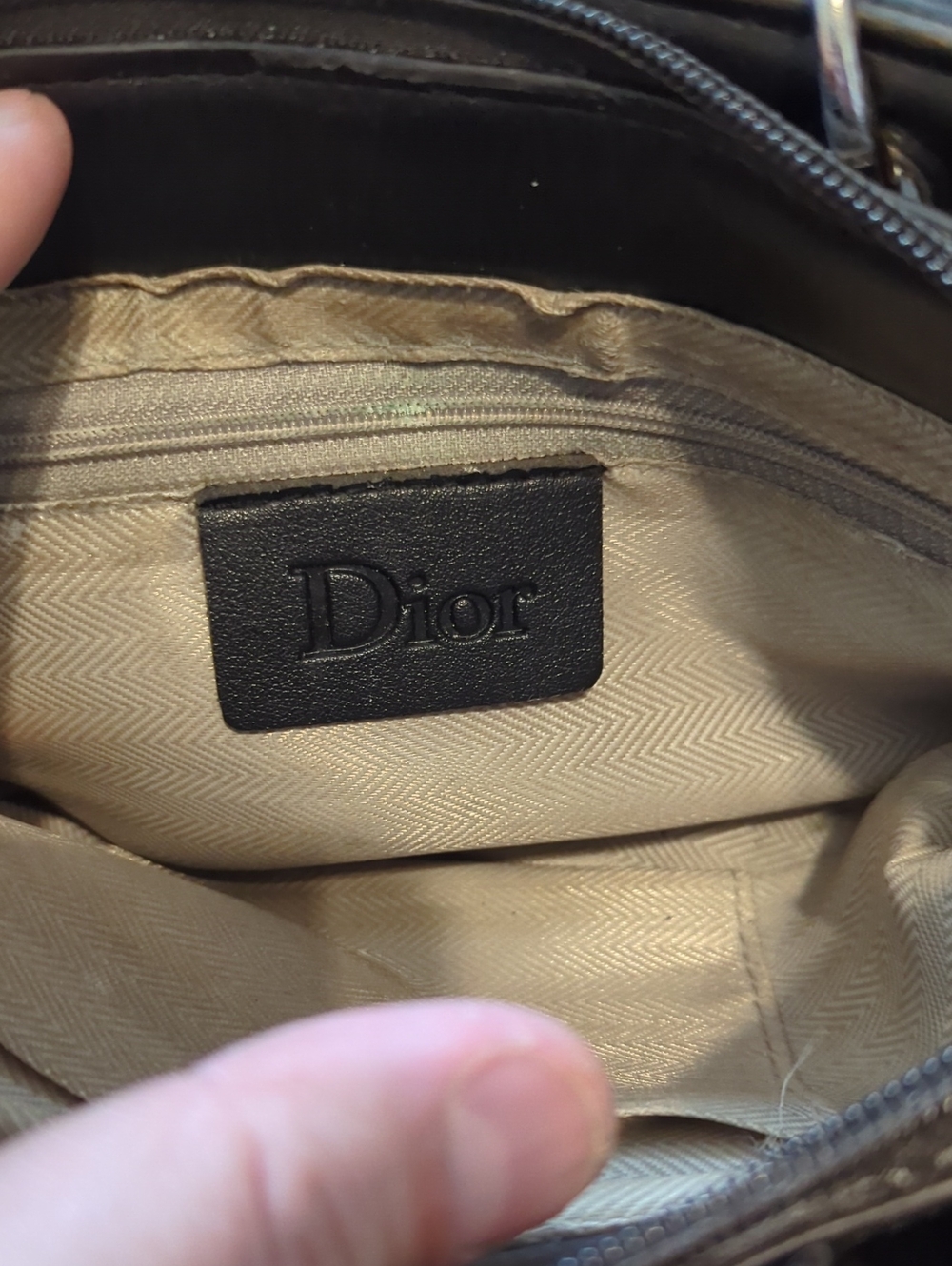Lady Dior Micro Black Quilted Bag - Picture 6 of 6